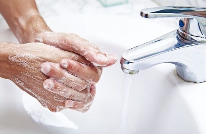 wash your hands to avoid parasitic infestations