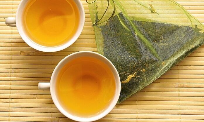 herbal tea against worms in children