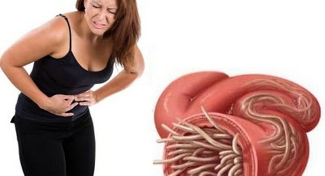 Symptoms of parasitic invasion