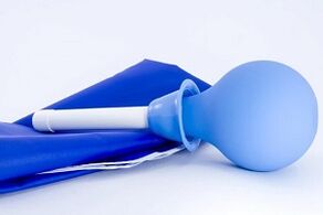 cleansing enema to eliminate parasites from the body